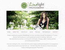 Tablet Screenshot of limelightphotography.net